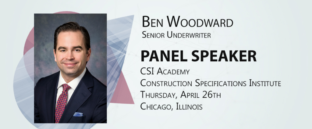 Ben Woodward Speaking At Construction Specifications Institute (CSI) Academy