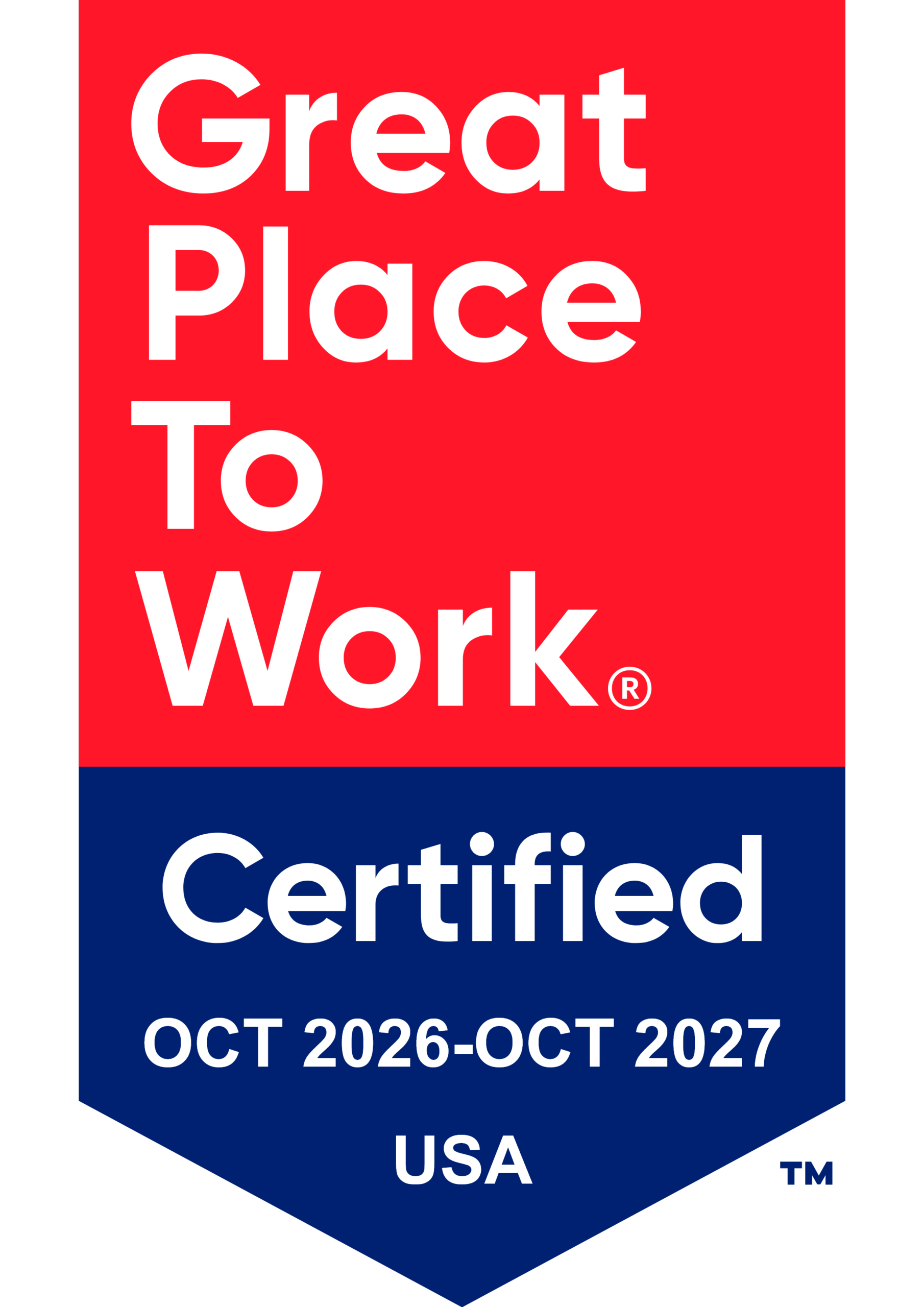 Great Place to Work banner | 2026-2027