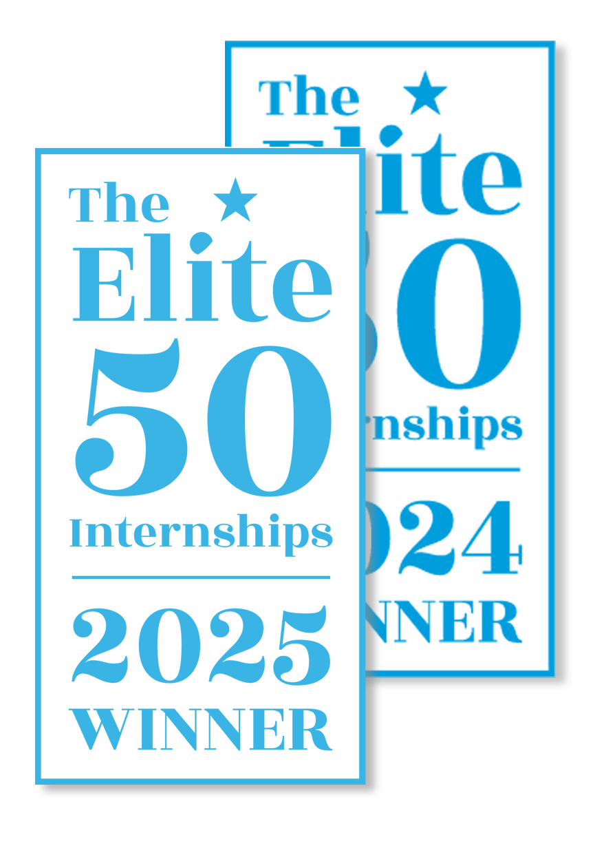 The Elite 50 Internships Award Badges | 2024-2025