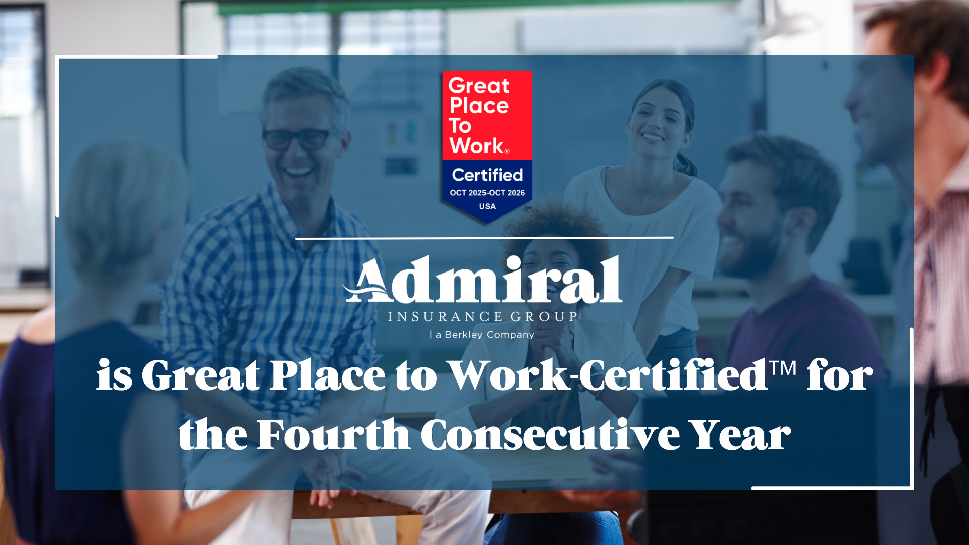Great Place to Work Certified for the 4th Consectutive Year