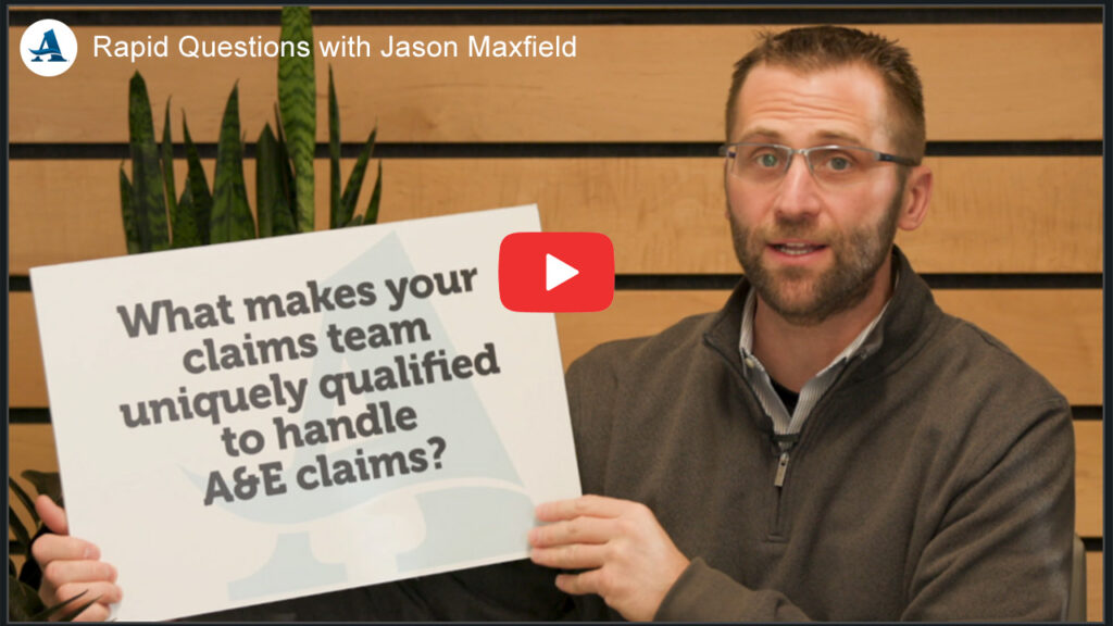 A&E Claims Rapid Questions with Jason Maxfield